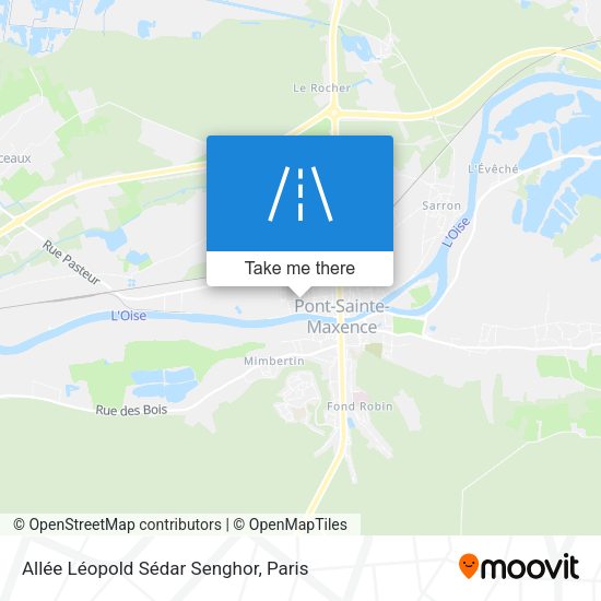 Allée Léopold Sédar Senghor map