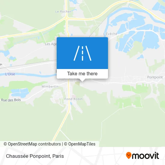 Chaussée Ponpoint map