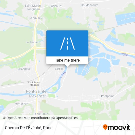 Chemin De L'Évêché map