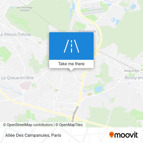 Allée Des Campanules map