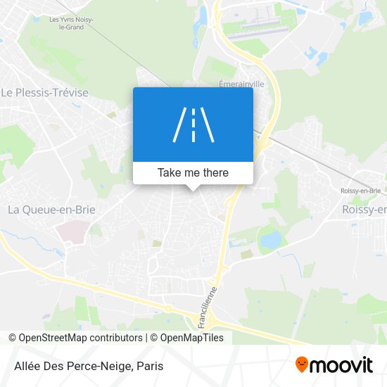 Allée Des Perce-Neige map