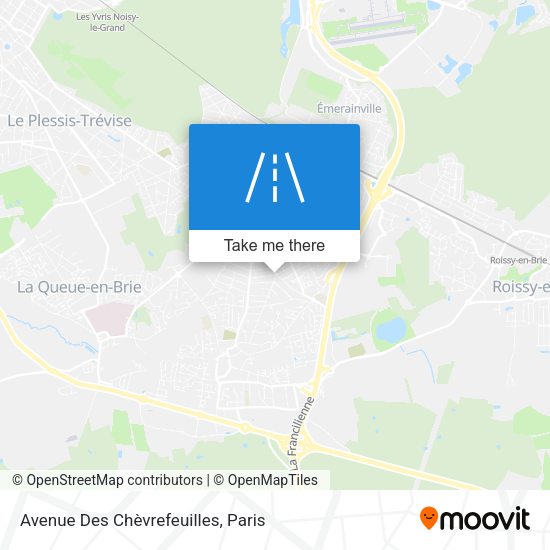 Avenue Des Chèvrefeuilles map