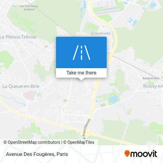 Avenue Des Fougères map