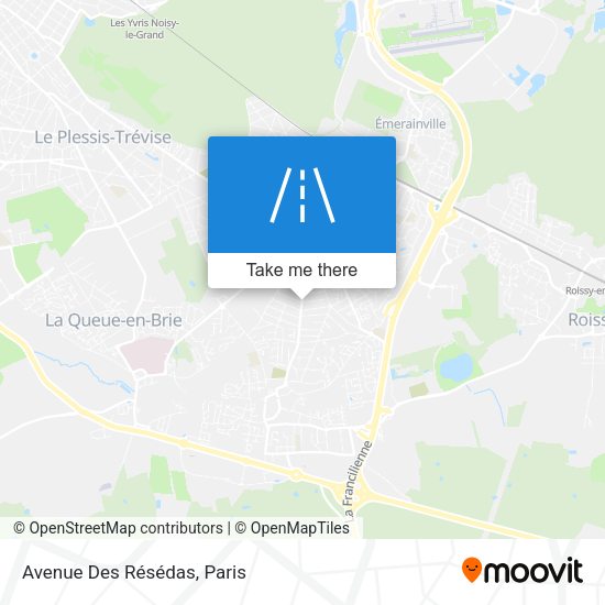 Avenue Des Résédas map