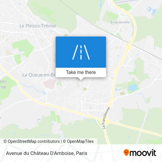 Avenue du Château D'Amboise map