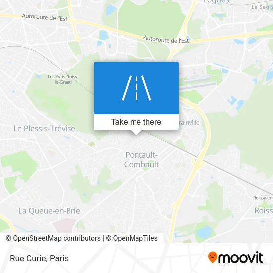 Rue Curie map