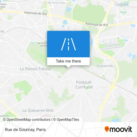 Rue de Gournay map