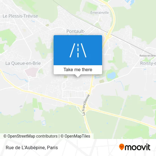 Rue de L'Aubépine map