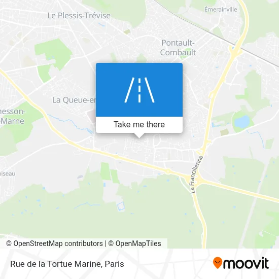 Rue de la Tortue Marine map