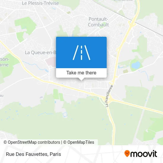 Rue Des Fauvettes map