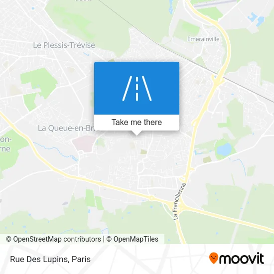 Rue Des Lupins map