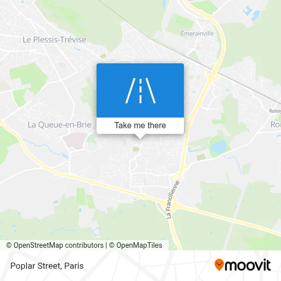 Rue Des Peupliers map