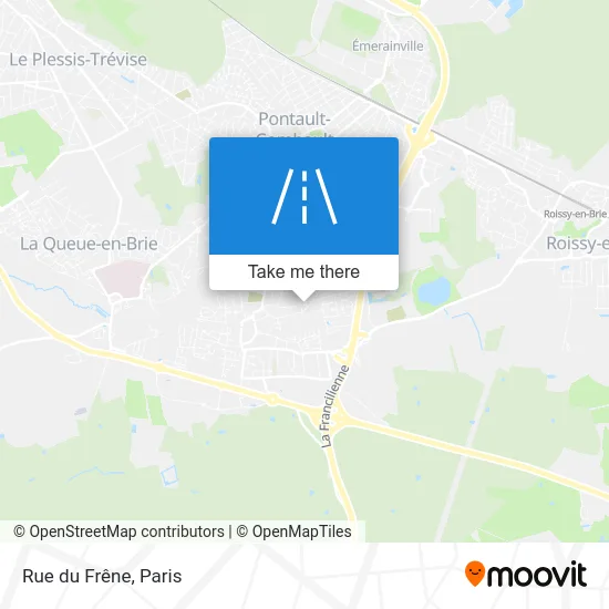 Rue du Frêne map