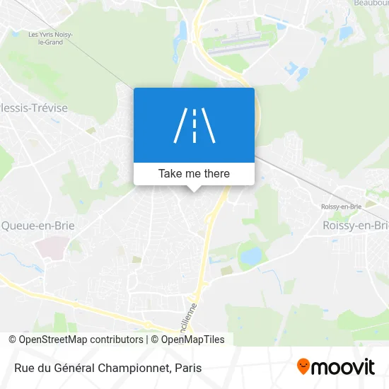 Rue du Général Championnet map