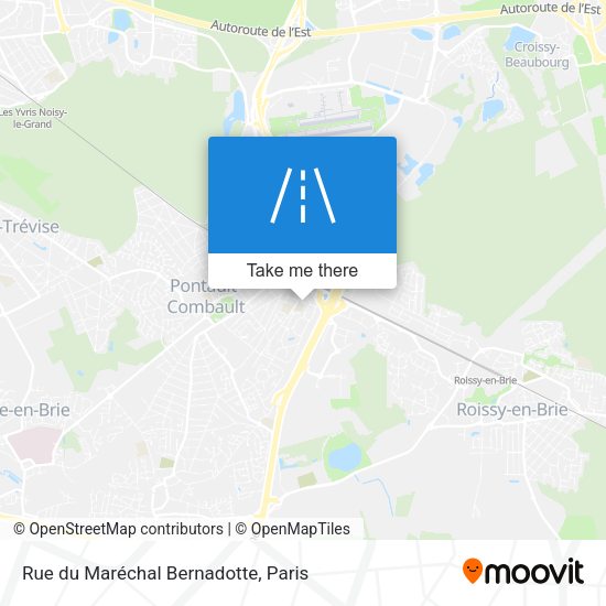 Rue du Maréchal Bernadotte map