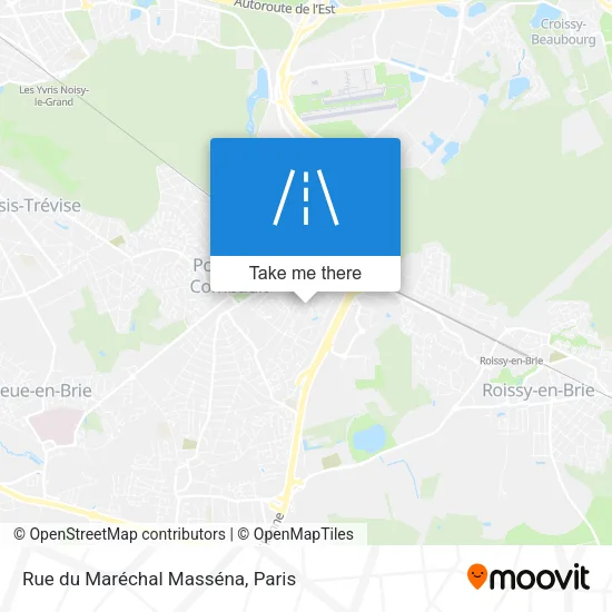 Mapa Rue du Maréchal Masséna
