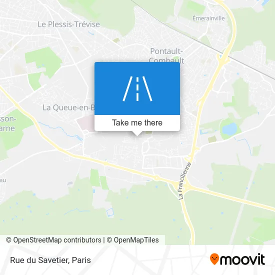 Mapa Rue du Savetier