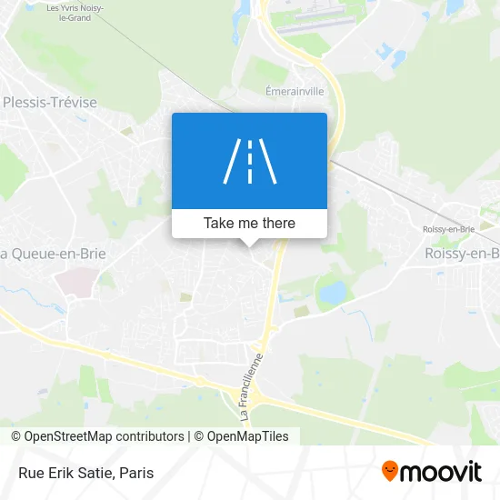 Rue Erik Satie map