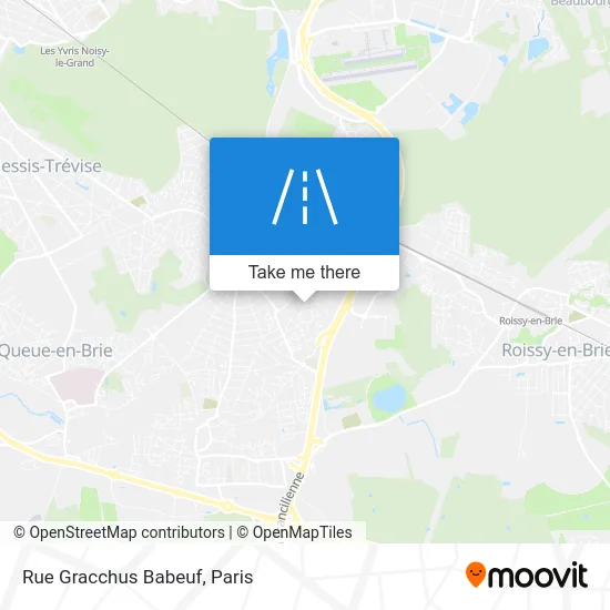 Rue Gracchus Babeuf map