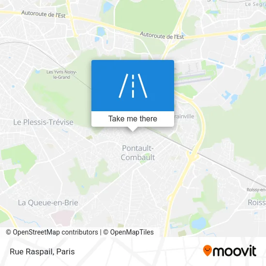 Rue Raspail map