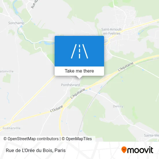 Rue de L'Orée du Bois map