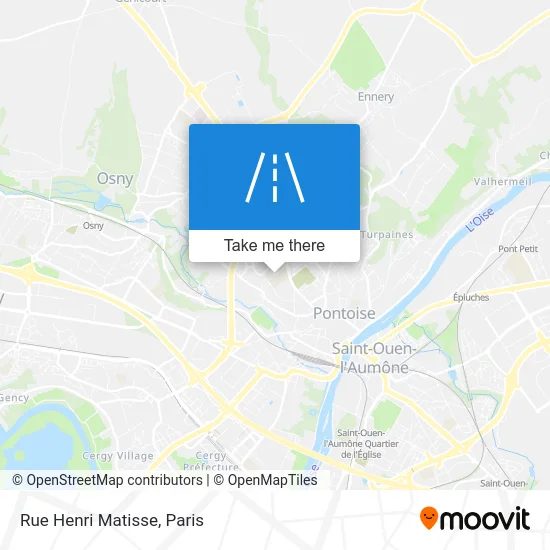 Rue Henri Matisse map