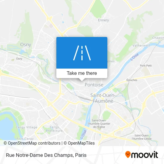 Rue Notre-Dame Des Champs map