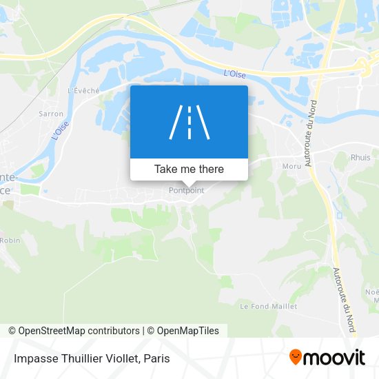 Impasse Thuillier Viollet map