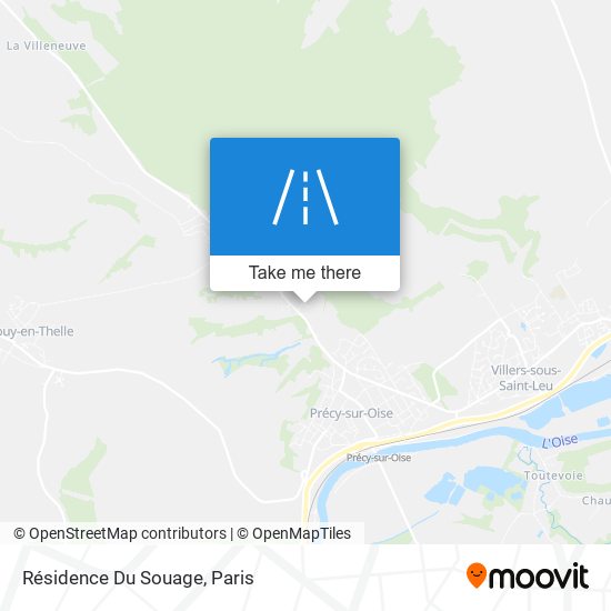 Résidence Du Souage map