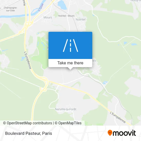 Boulevard Pasteur map