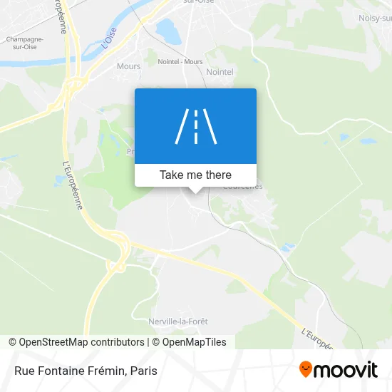 Rue Fontaine Frémin map