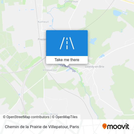 Chemin de la Prairie de Villepatour map
