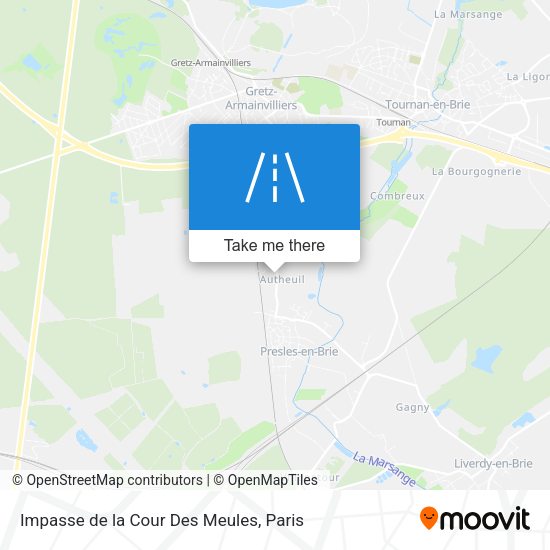 Impasse de la Cour Des Meules map