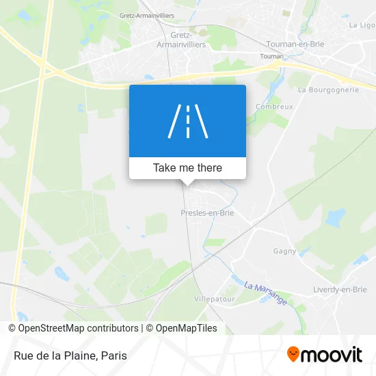 Rue de la Plaine map