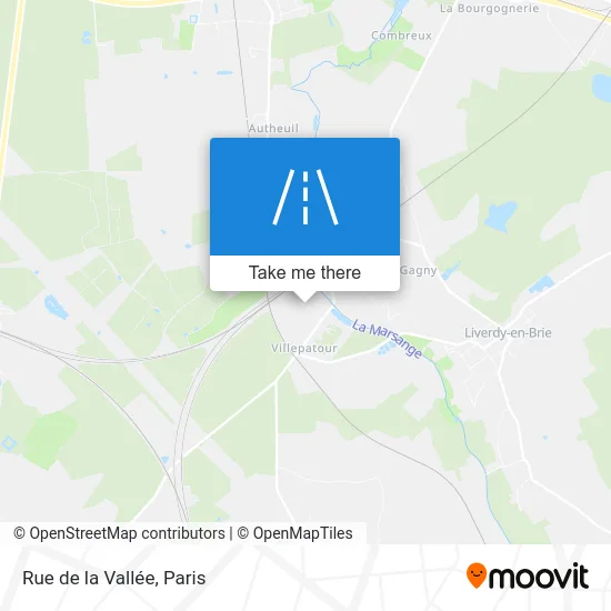 Rue de la Vallée map