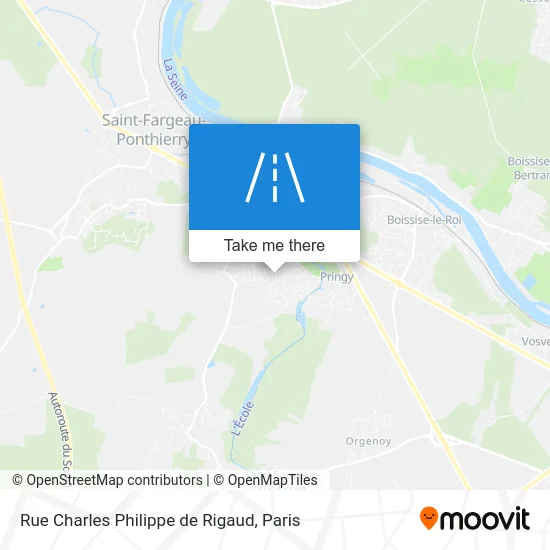 Rue Charles Philippe de Rigaud map