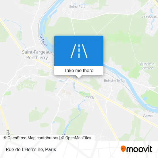 Rue de L'Hermine map