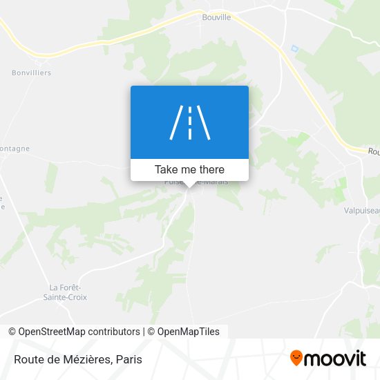Route de Mézières map