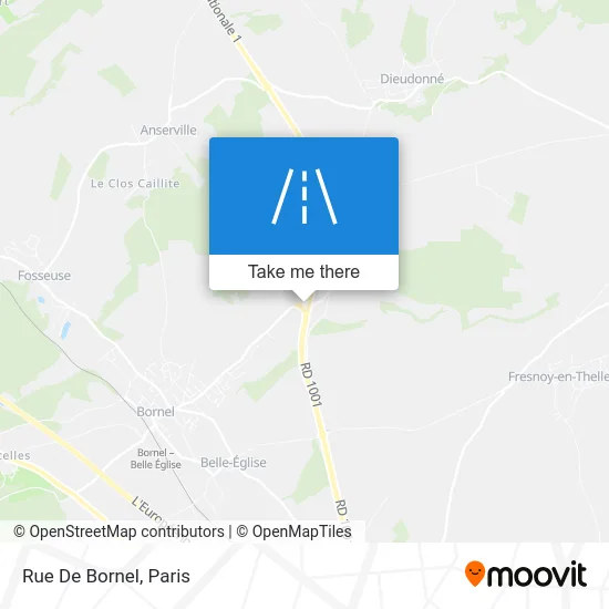 Rue De Bornel map