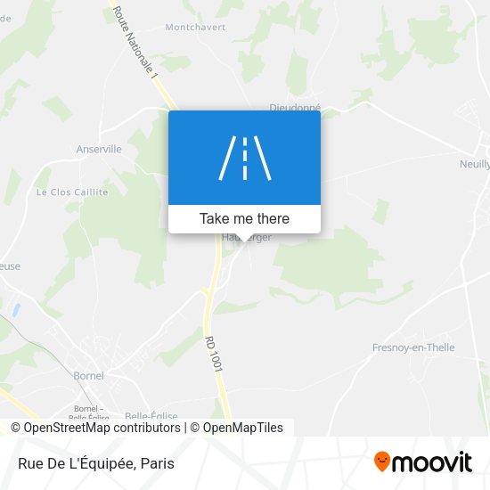 Rue De L'Équipée map