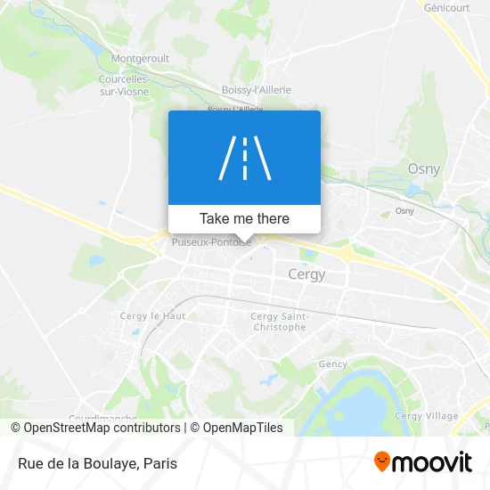 Rue de la Boulaye map