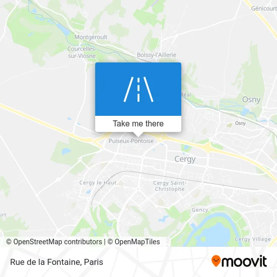 Rue de la Fontaine map