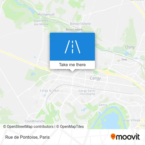 Rue de Pontoise map