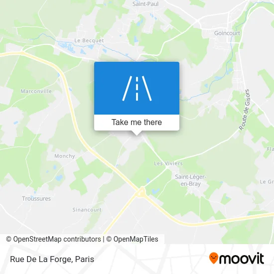 Rue De La Forge map