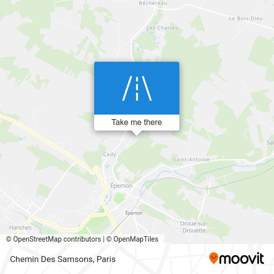 Chemin Des Samsons map