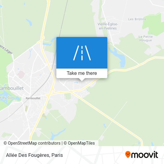 Allée Des Fougères map