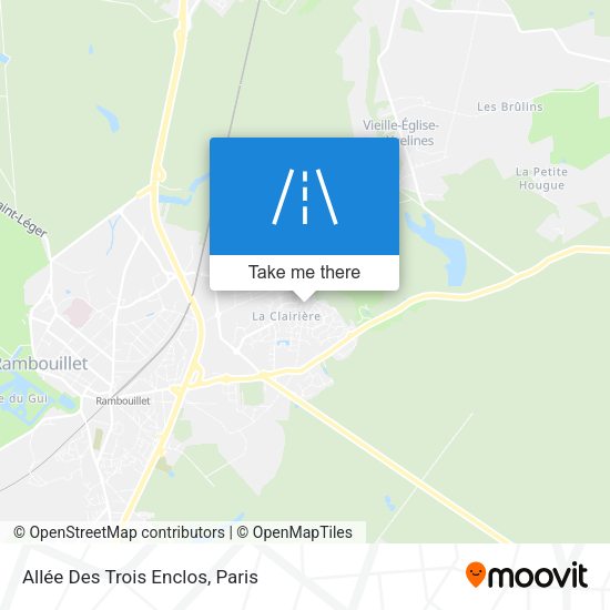 Allée Des Trois Enclos map