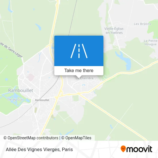 Allée Des Vignes Vierges map