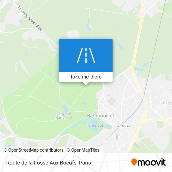 Route de la Fosse Aux Boeufs map