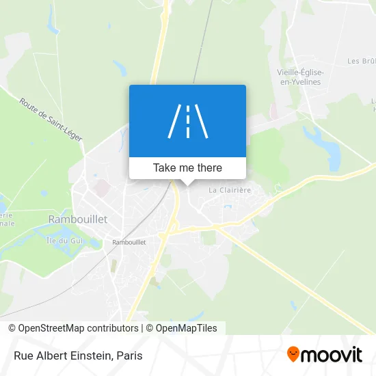 Rue Albert Einstein map